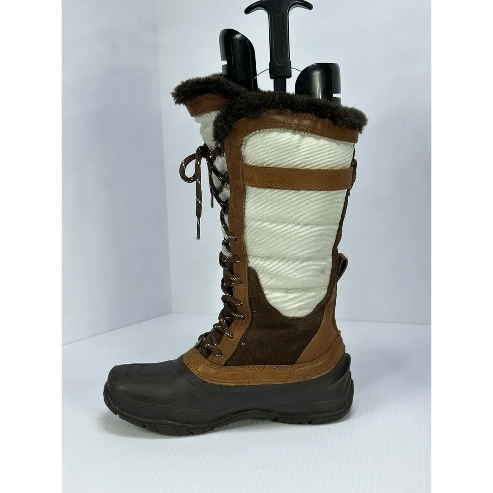 The North Face Shellista Lace Luxe Women's 6 Tall Winter Boots‎ Faux Fur